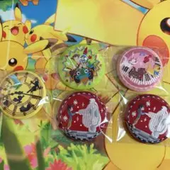 ディズニー　刺繍缶バッジ　セット