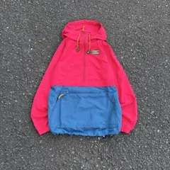 00s L.L.Bean アノラックパーカー バイカラー レッド メンズ
