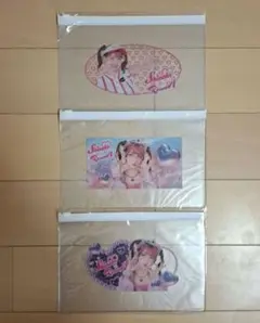 しなこ オリジナルスライダーポーチ　ラウンドワン　3点セット