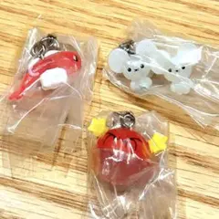 ポケットモンスター めじるしアクセサリー2 ポケセン限定 カプセルトイ　3点