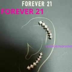Forever21 ピアス♪ゴールド×パール×ラインストーン♪カフス キラキラ