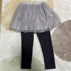 未使用　エニファム 120 チュールスカッツ　チャコール×グレー