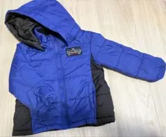 中綿ジャケット ダウンジャケット　フード付き ブルー アウター