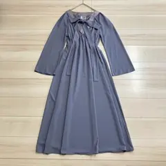 【美品】MARTE マルテ ボウタイ ワンピース リボンネック オケージョン