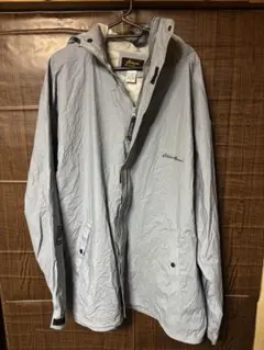 【80s希少】エディーバウアー 黒タグ 極太ロングテックコート 防水 XL