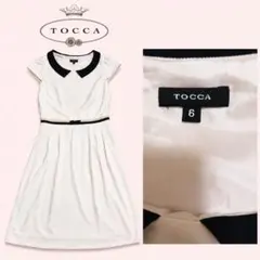 TOCCA 半袖ワンピース ベージュ　サイズ6のサムネイル