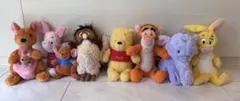 くまのプーさんとお友達　ディズニーリゾート　ぬいぐるみセット