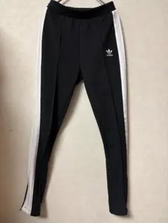 #4526 adidas サイズL グレー系 スリーストライプ レギンス