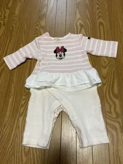 petit main ミニーマウスロンパース 70サイズ