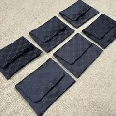 新品未使用　GGパターン こげ茶　布袋　6枚セット