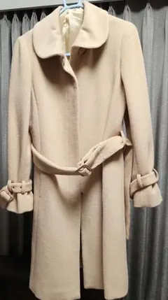 コート　アンゴラ　毛　レディースM