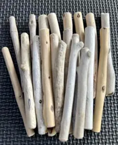 520☆20本　流木　7〜9センチ　ハンドメイド　シーグラスアート　工作　パーツ