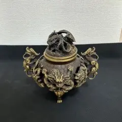 香炉　乾隆年製　蔵出し骨董品 香炉 乾隆年製 蔵出し骨董品 - メルカリ