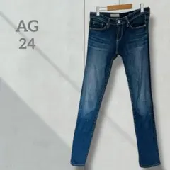 【ＡG】レディース エージー デニム スキニー パンツ ブルー 24 STILTのサムネイル