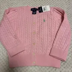 Ralph Lauren ピンク カーディガン 24M 90