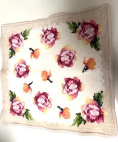 【FEILER 】　バラの花柄 ハンカチ