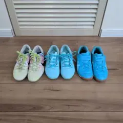 サッカー フットサル　スパイク　シューズ　3足　セット　20cm 20.5cm