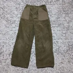 PAGEBOYコーデュロイストレートパンツ¥6,050オリーブ