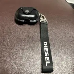 DIESEL レザー キーホルダー カラビナ付き