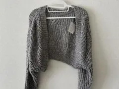 GRL ケーブル編みニットボレロ