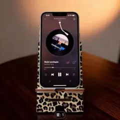 レオパード柄　スマホスタンド