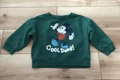 ディズニー ミッキー しまむら トレーナー スウェット 90