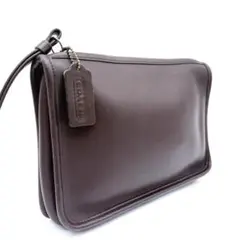 【美品】COACH オールドコーチ　レザー　クラッチバッグ　9972 USA製