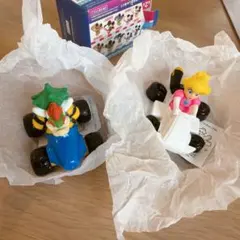 【新品未使用品】マクドナルド　ハッピーセット　マリオカート　クッパ　ピーチ