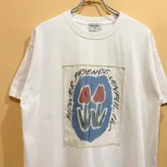 イズミダリー ニコアンド アソートグラフィックTシャツ チューリップ M