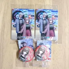 にじさんじ　くら寿司　ビッくらポン　缶バッジ　フレン　イブラヒム　カード　2枚