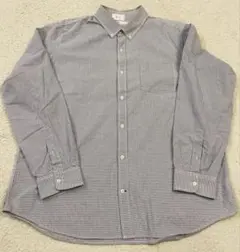 №910 GAPミニチェック長袖BDシャツXL