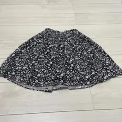 PAIR MANON 花柄 フレアスカート 130cm ブラックのサムネイル