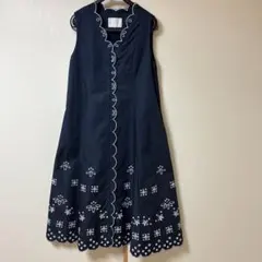Chestyチェスティ スカラップ刺繍ベストワンピース サイズ0のサムネイル