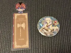 描き下ろしクリスタルホロ缶バッジ　ブックマークコレクション　葬送のフリーレン