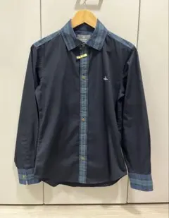 Vivienne Westwood MAN ネイビーシャツ - メルカリ