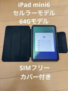 iPad mini（第6世代）セルラーモデル　SIMフリー　64G