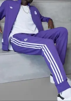 adidas レアルマドリード トラックパンツ XL スカイブルー - メルカリ