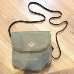 【美品】DANTON ダントン ナイロン ショルダーバッグ　グレージュ