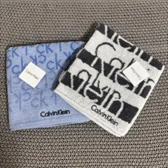 Calvin Klein ロゴ入りタオルハンカチセット