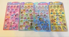 正規品　うるちゅるポップシール　おぱんちゅうさぎ　んぽちゃむ　4点セット