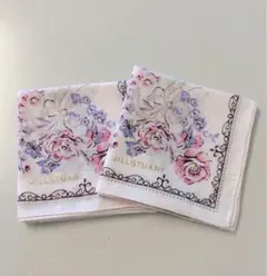 JILLSTUART フラワー　ハンカチ　タオル　レディース　ジルスチュアート