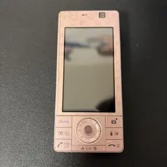 NTT docomo ピンク スライド式携帯電話 ジャンク品 - メルカリ