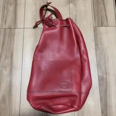 新品同様】 現行 ヘルツ ボンサックリュック ハードレザー チョコ