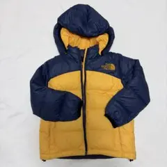 THE NORTH FACE ダウンコート イエロー/ブルー 100サイズ