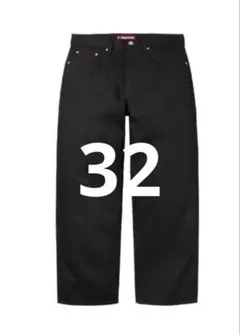 Supreme Baggy Jean Black 30 26SS - メルカリ