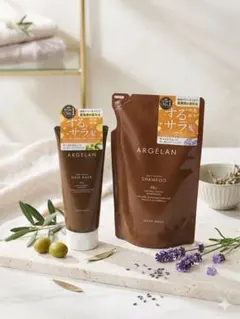 ARGELAN モイストスムース オーガニック ヘアマスク＆シャンプー セットのサムネイル