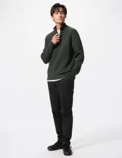 UNIQLO スリムフィットチノ76 ブラック