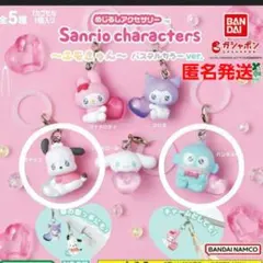 サンリオキャラクターズめじるしアクセサリー　ポチャッコ　ハンギョドン　エモきゅん