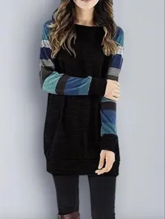 チュニック 長袖 綿