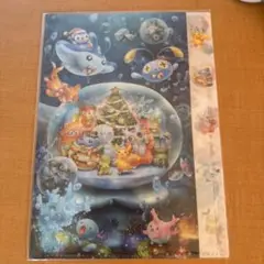ポケモンA4クリアファイル クリスマスインザシー